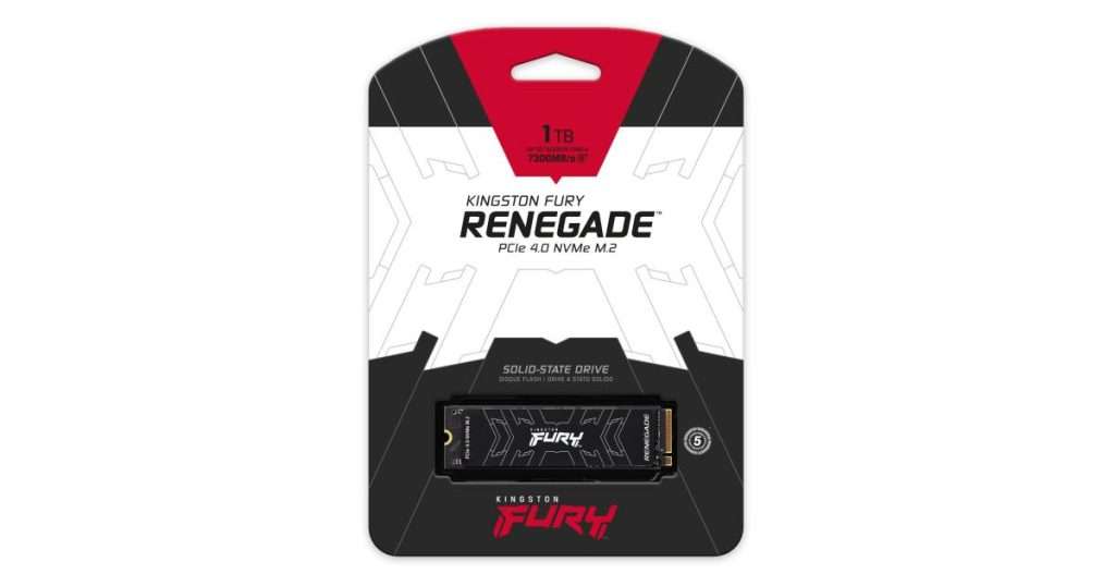 Kingston FURY Renegade 1TB NVMe SSD with DRAM