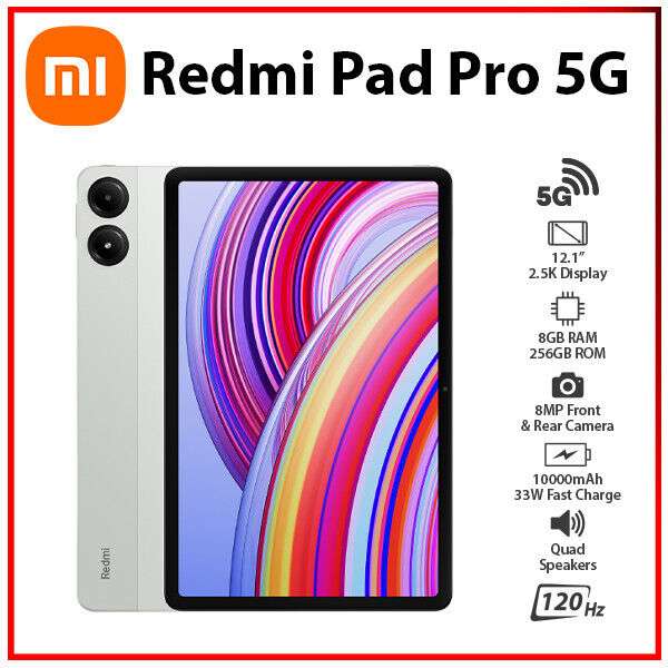 Redmi Pad Pro8GB 256GB Android 5G tablet 