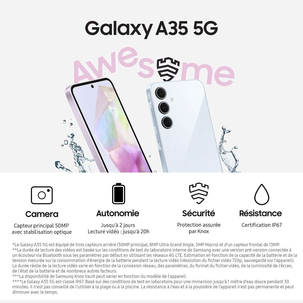 Samsung Galaxy A35 5G 8GB RAM and 128GB Storage - Image 3