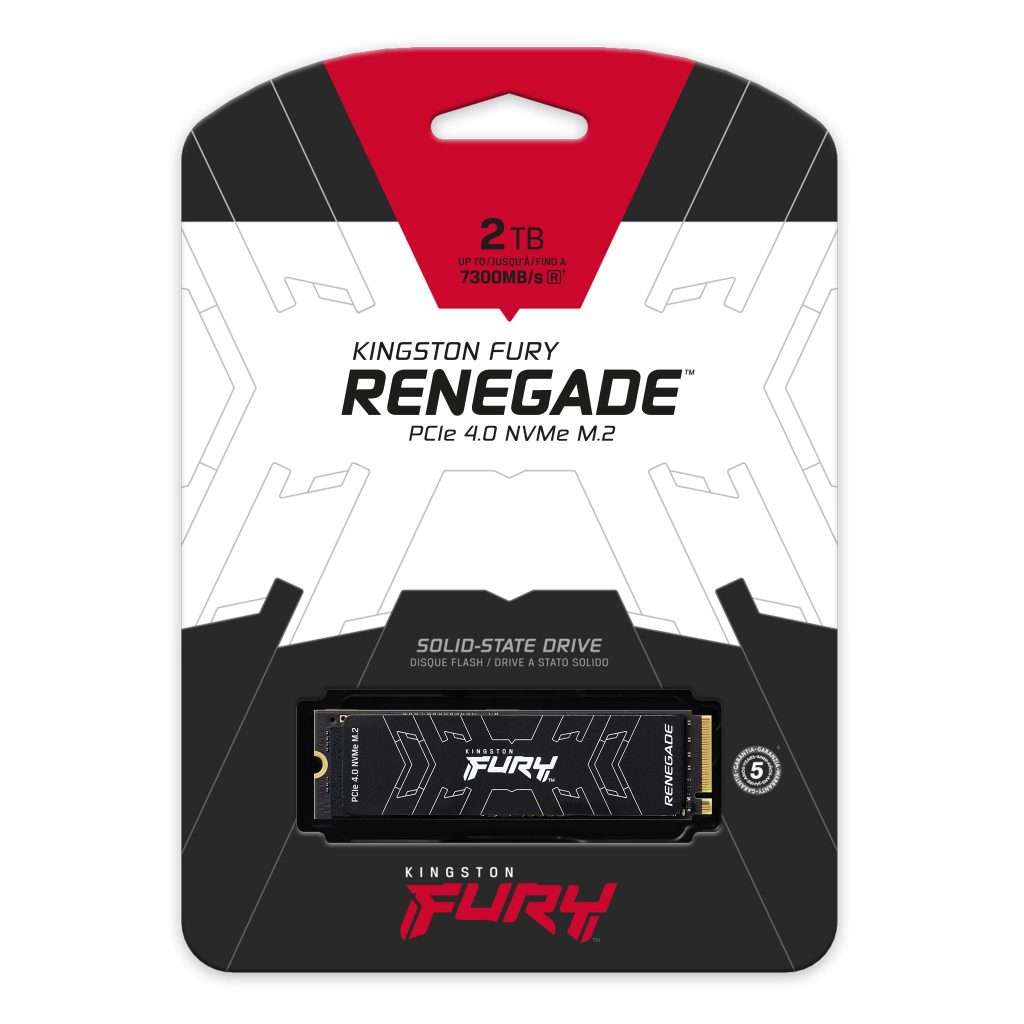 Kingston FURY Renegade 2TB NVMe SSD with DRAM