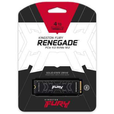 Kingston FURY Renegade 4TB NVMe SSD with DRAM