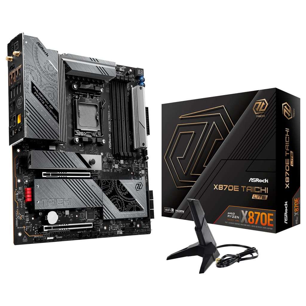 ASRock AMD AM5 X870E Taichi Lite Motherboard