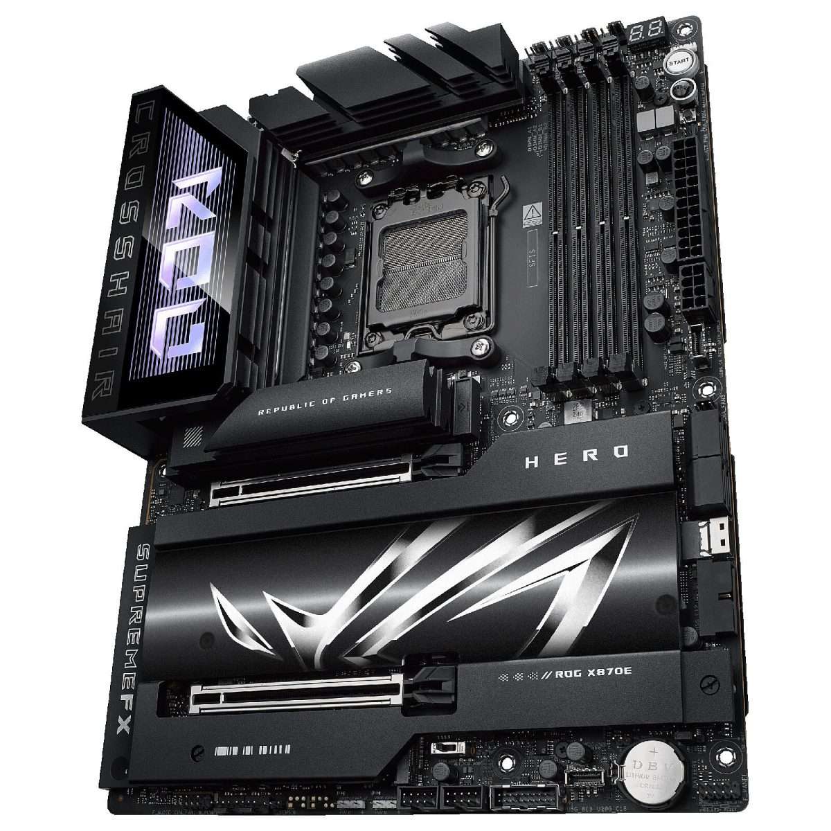 ASUS ROG CROSSHAIR X870E HERO AM5 Motherboard – Ultimate Power for High-Performance Builds - Image 3