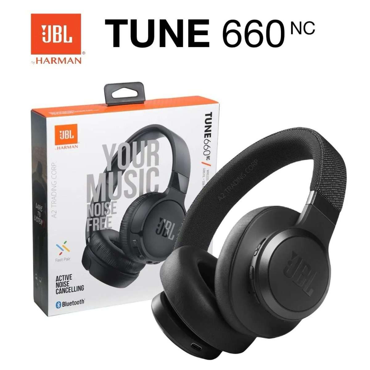 JBL Tune 660NC On-Ear Noise Cancelling Wireless Headphones - Image 3