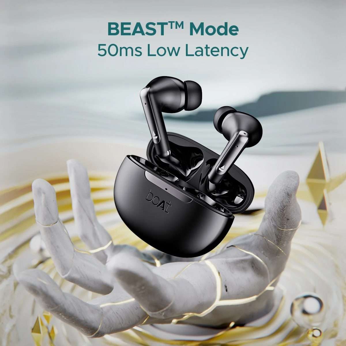 boAt Airdopes 141 ANC Earbuds - Image 1