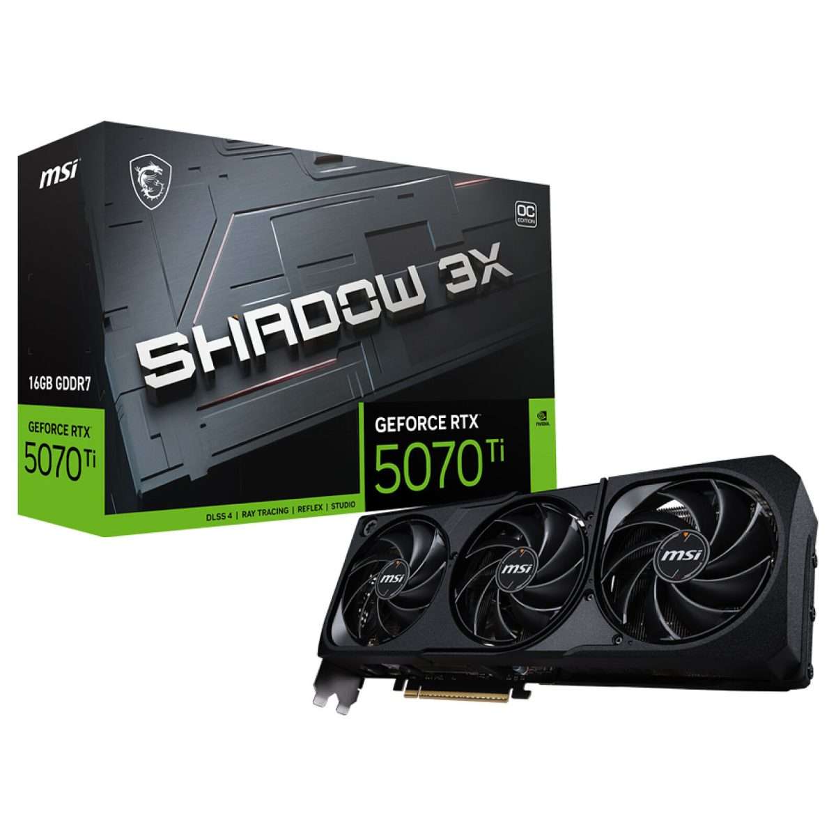 MSI RTX 5070 Ti Shadow 3X OC 16GB