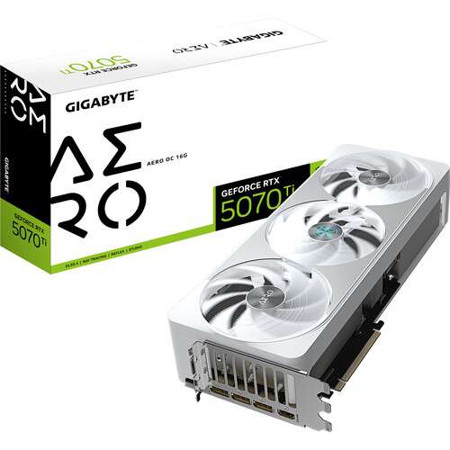Gigabyte RTX 5070 Ti AERO 16GB OC Graphics Card