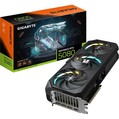 Gigabyte RTX 5080 GAMING 16GB OC Graphics Card