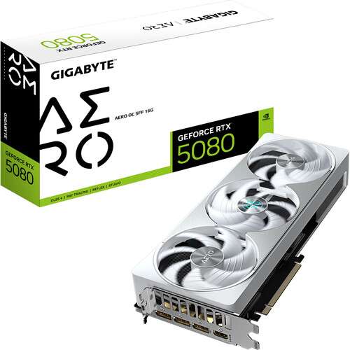 Gigabyte RTX 5080 AERO 16GB OC SFF Graphics Card