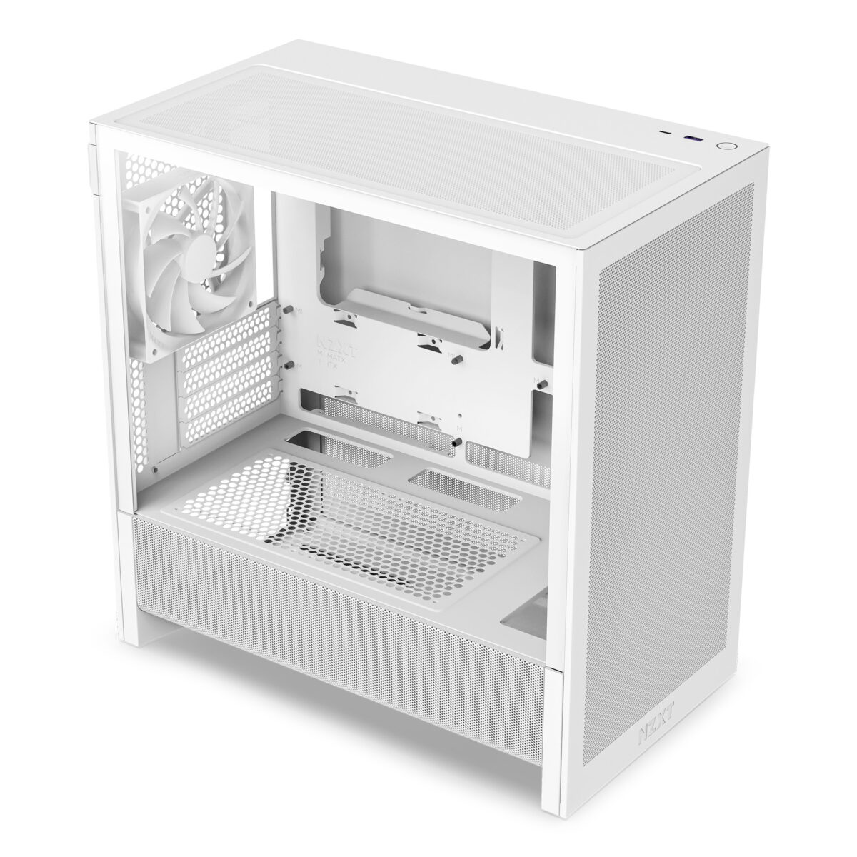 NZXT H3 Flow (2025) – All White Micro ATX Case