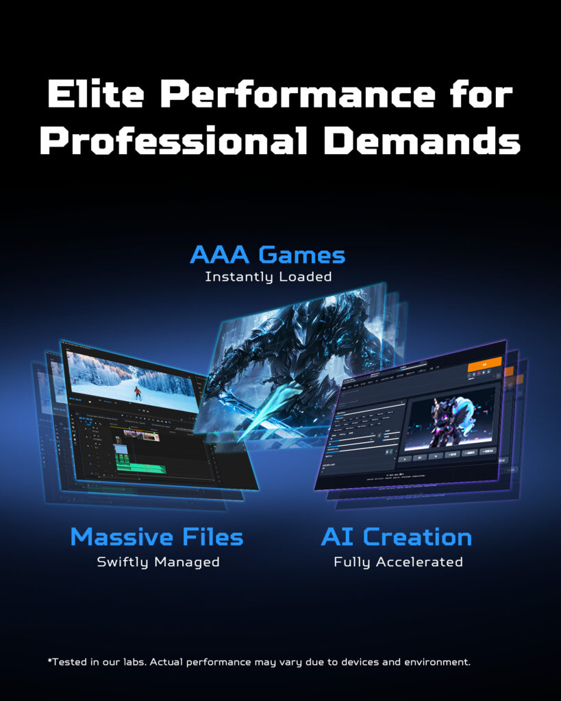 High-performance NVMe PCIe Gen 5 SSD