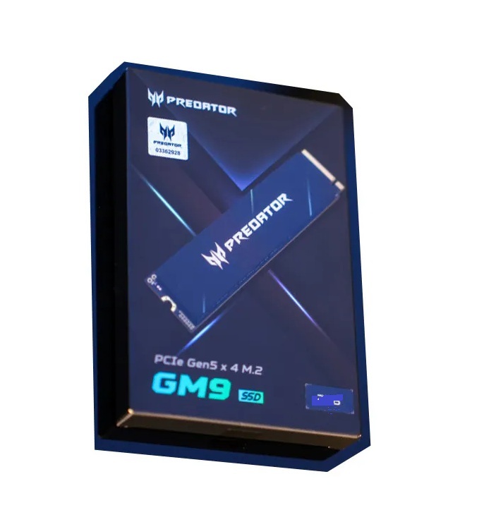 Acer Predator GM9 4TB PCIe Gen 5 SSD