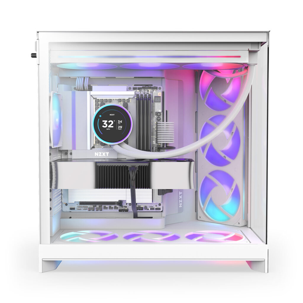 White Edition AI & Gaming Rig – Ryzen 9 9900X + RX 9070XT