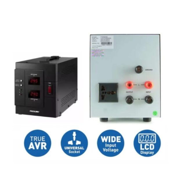 3KVA PROLiNK voltage stabilizer with digital front display