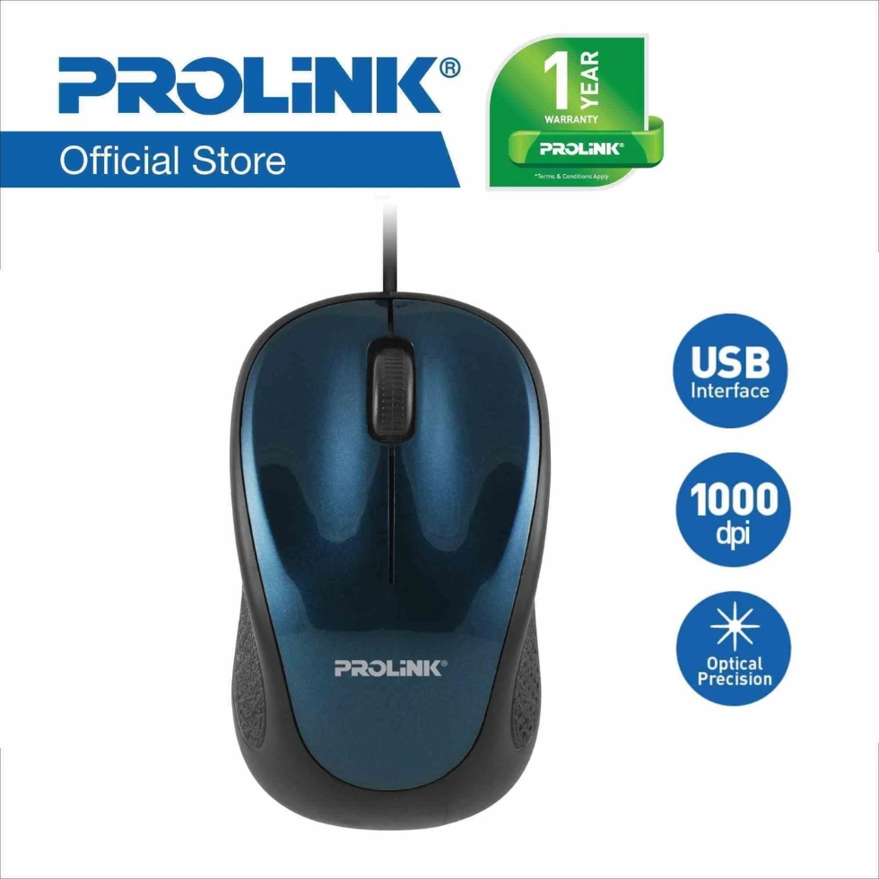 PMO630U BLU High Accuracy USB Mouse