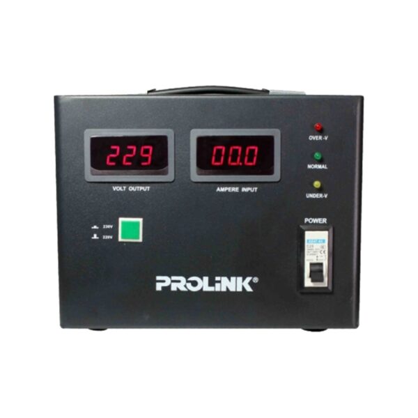 Sleek black stabilizer suitable for computers and electronics