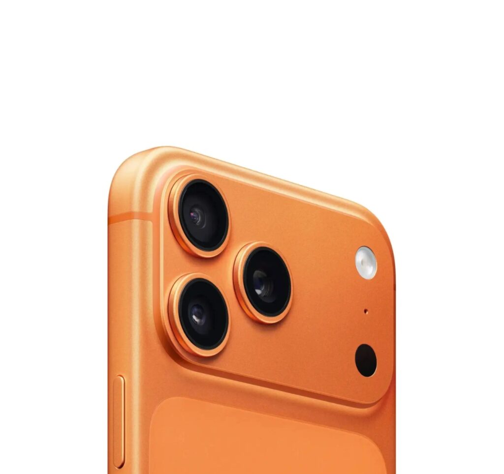 iPhone 17 Pro showcasing its sleek titanium design and advanced triple-camera system