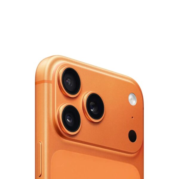 iPhone 17 Pro showcasing its sleek titanium design and advanced triple-camera system