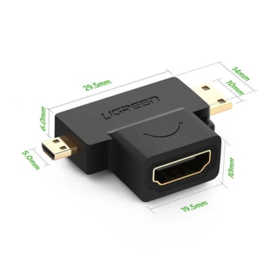 Two-in-one HDMI adapter combo offering flexible device compatibility