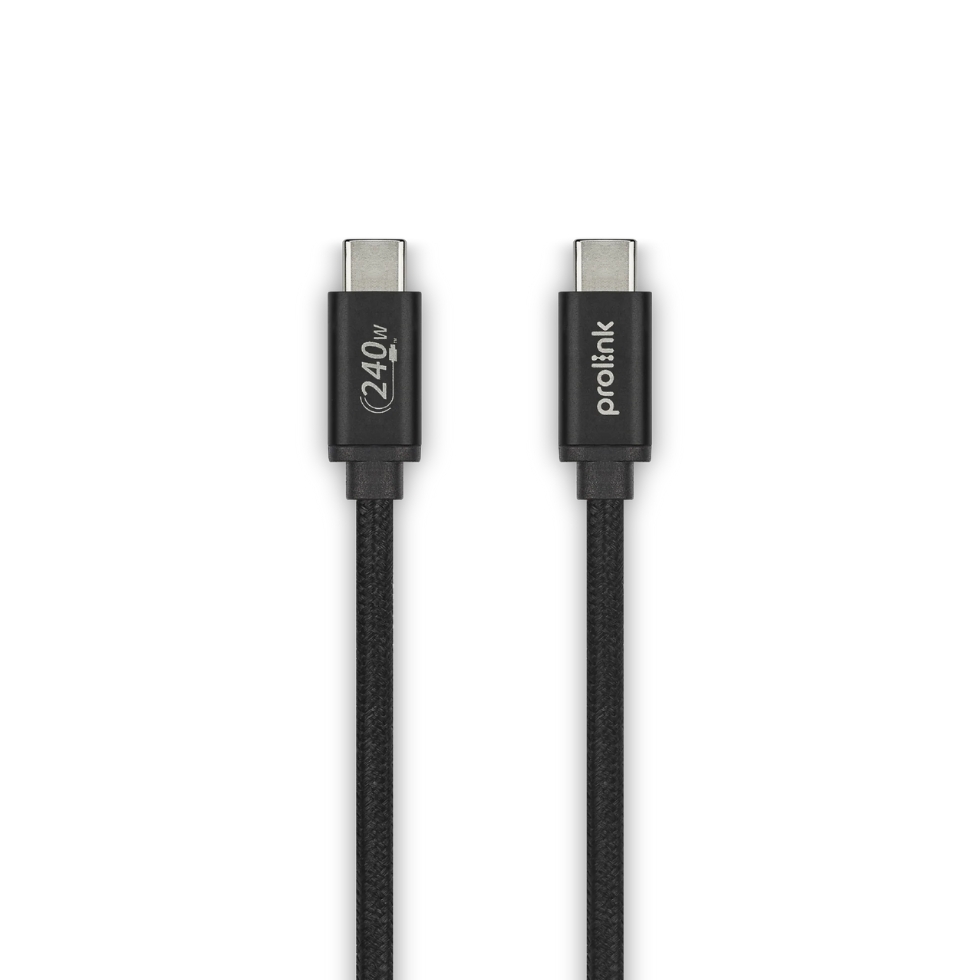 GCC-240-02/2M/BLK Prolink 240W USB-C to C