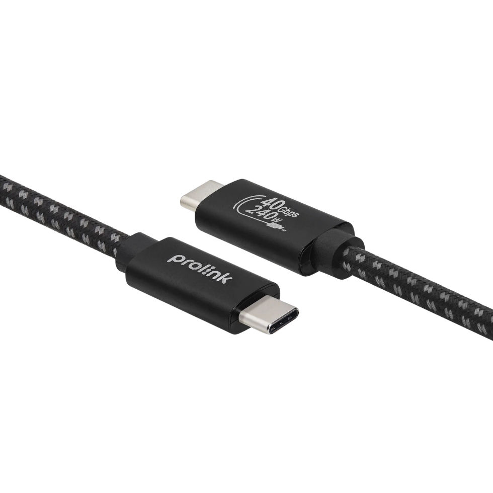 GCC-240G3-01/2M/BLK Prolink 240W USB4 Gen 3