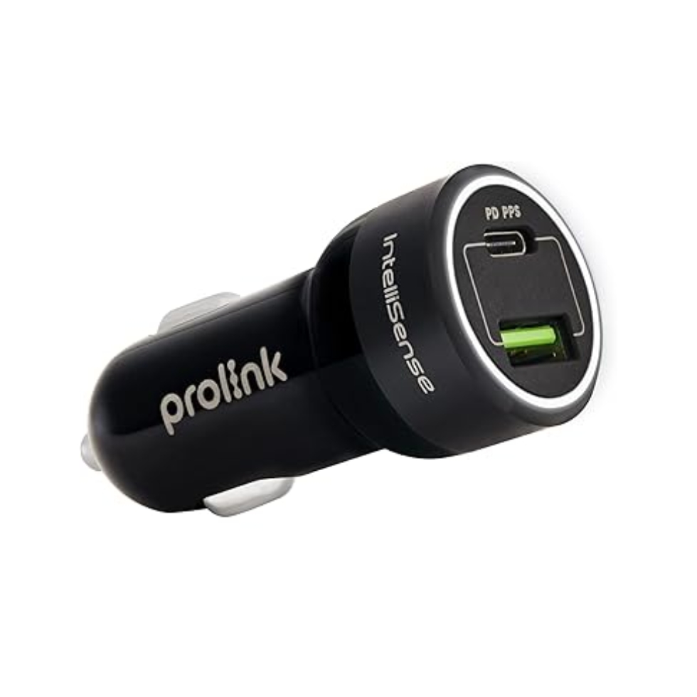 PCC24501-A-BLK 51W Dual-Port Car Charger