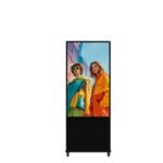 55” Touchable Slim Floor-Standing Digital Signage 