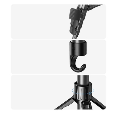 UGREEN ProMount phone and camera tripod with 360° rotating head for flexible shooting angles.