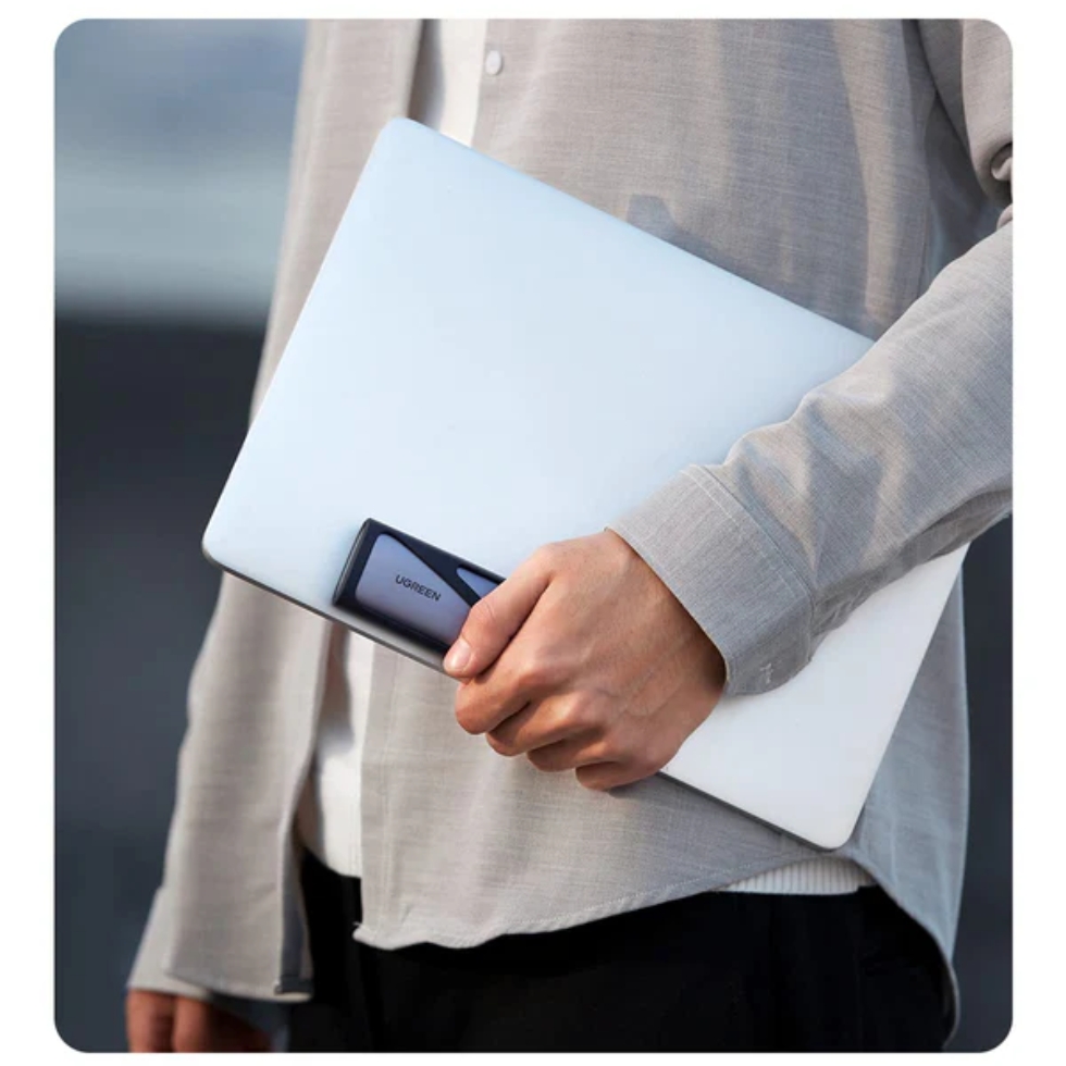 Sleek M.2 and SATA SSD enclosure for fast data transfer and reliable storage