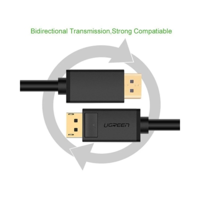 High-resolution DisplayPort cable for PC to monitor connection