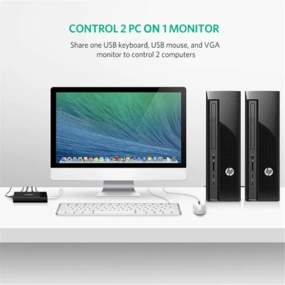 UGREEN KVM switch designed to simplify multi-computer workflows