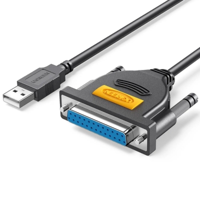 USB 2.0 A to DB25 Printer Cable