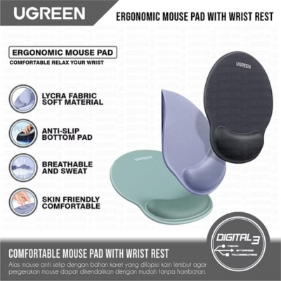 UGREEN Mouse Pad with Wrist Support