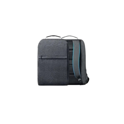 Stylish dark grey laptop backpack suitable for office, travel, and everyday commuting