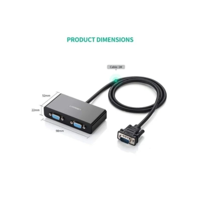 UGREEN VGA splitter 20918 enabling one PC to output to two monitors