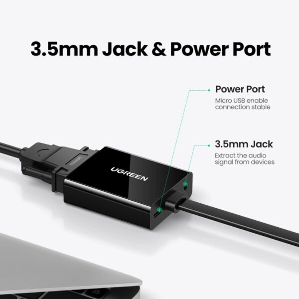MM103 HDMI to VGA Audio & Power Converter