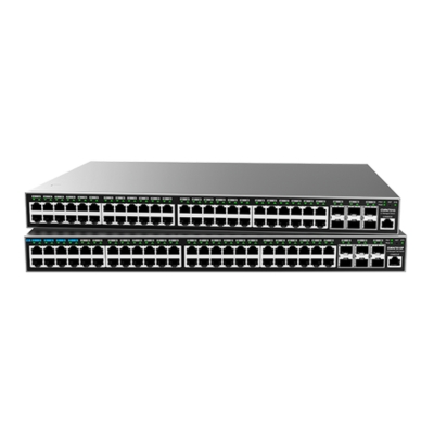 48-port Layer 3 PoE switch from Grandstream featuring high-capacity GigE ports, SFP+ connectivity, and advanced managed networking capabilities.