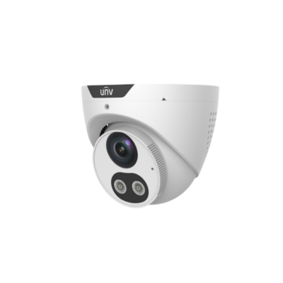 UNV IPC3618SB-ADF28KMC-I0 AI-enabled 8MP Ultra HD dome camera with SD storage, audio capability, and advanced surveillance features for professional use.