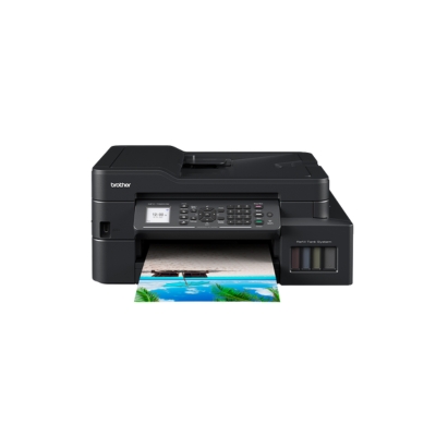 Brother MFC-T920DW 4-in-1 inkjet printer with print, copy, scan, fax, automatic duplex, and ADF support