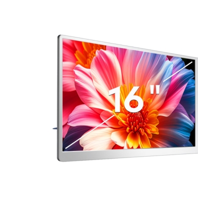 Portable dual-screen monitor S900 featuring two 16-inch full view displays, designed to expand laptop screens for efficient multitasking.