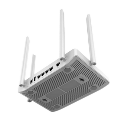 GRANDSTREAM GWN7052 Wave-2 Wi-Fi router with 2x2 802.11ac support, featuring 4 LAN ports and 1 WAN Gigabit Ethernet port for fast connectivity.