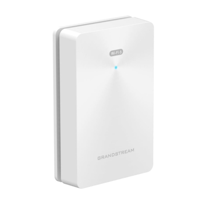 GRANDSTREAM GWN7661 hybrid in-wall Wi-Fi 6 access point supporting 802.11ax with 2x2 and 4x4 MIMO for high-speed, efficient wireless connectivity.