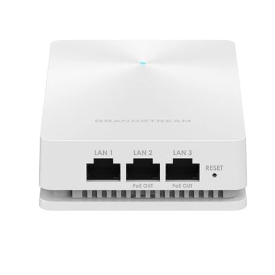 High-performance GRANDSTREAM GWN7624 in-wall access point built on 802.11ac Wave-2 technology, offering hybrid 2x2/4x4 MIMO for enterprise-grade Wi-Fi.