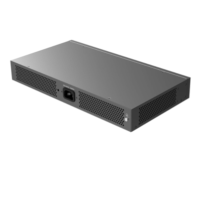 GRANDSTREAM GWN7801P enterprise Layer 2+ PoE managed switch featuring 8 Gigabit Ethernet ports with PoE support and 2 SFP slots for fiber uplinks.