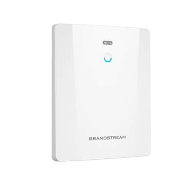Grandstream GWN7664ELR outdoor long-range Wi-Fi 6 access point featuring 4x4 MIMO, AX6000 performance, HE160 support, and dual 2.5GbE/SFP ports.