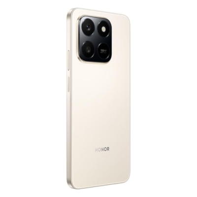 Honor X7d 256GB smartphone available in Velvet Black, Ocean Cyan, and Desert Gold with large storage, sleek design, and high-performance features.