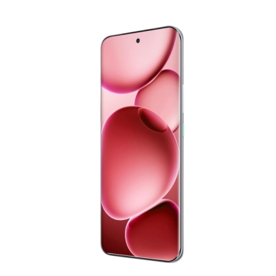 Front‑angled view of the Infinix Hot 60 Pro Plus smartphone featuring a 6.78‑inch curved AMOLED display with 144 Hz refresh rate, 8 GB RAM, and 128 GB internal storage.