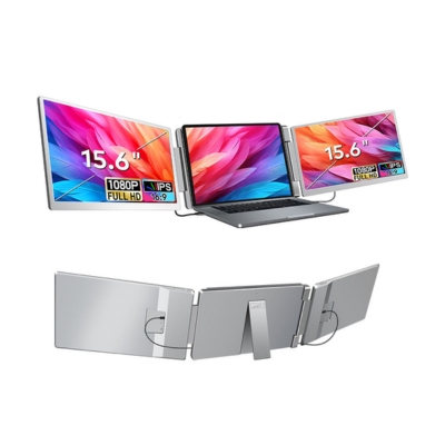 Portable Dual-Screen Monitor Full View Display