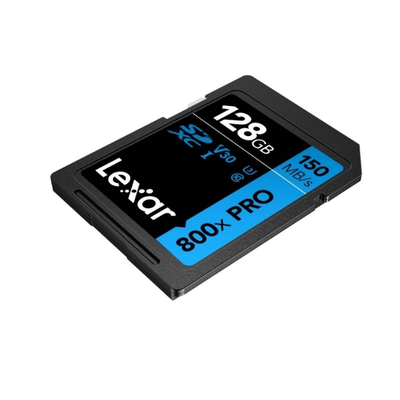 Lexar LSD0800P128G-BNNNG Professional SD card with 128GB capacity for high-resolution photos and videos.