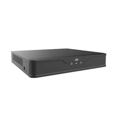 UNIVIEW NVR301-08S3 8-channel 4K hybrid NVR supporting high-resolution 4K video recording, multiple camera inputs, and reliable network monitoring for small to medium surveillance systems.